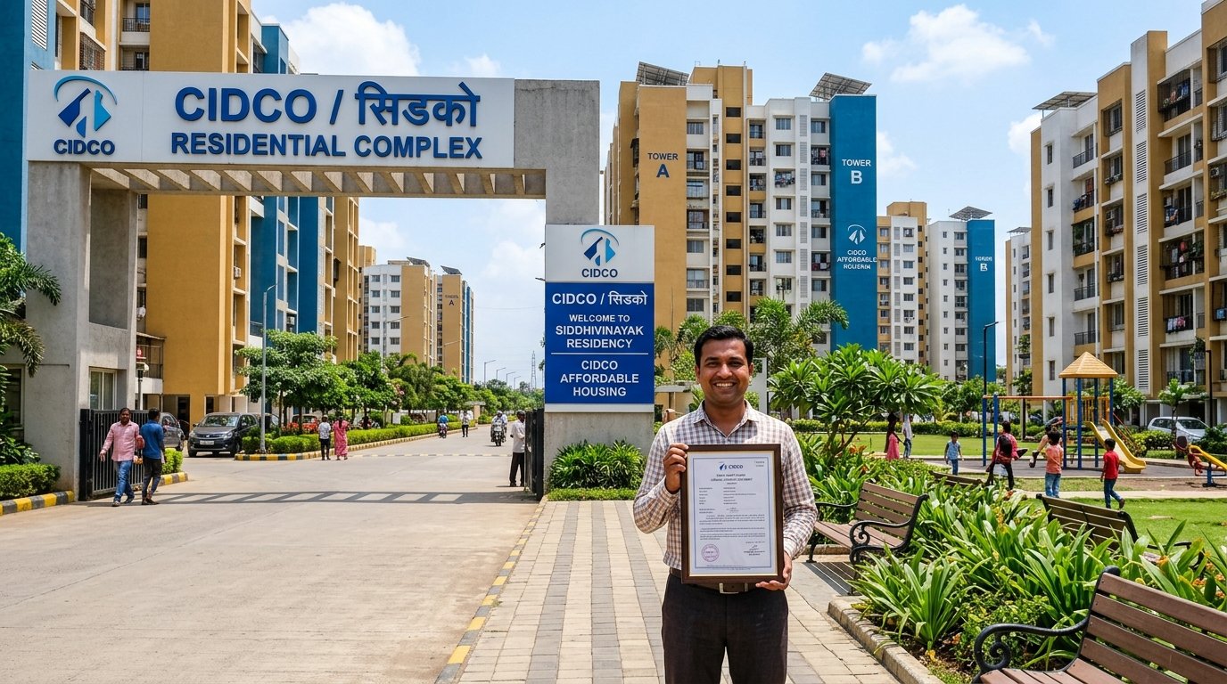 CIDCO Mumbai Housing Lottery 2026 residential complex flats allotment